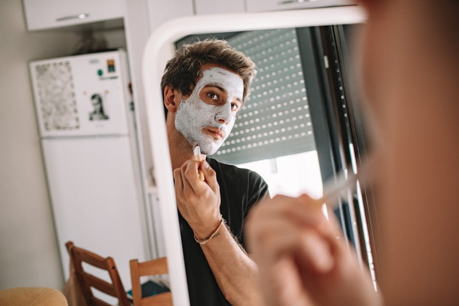 top men's skincare routine for shaving and exfoliating without irritation