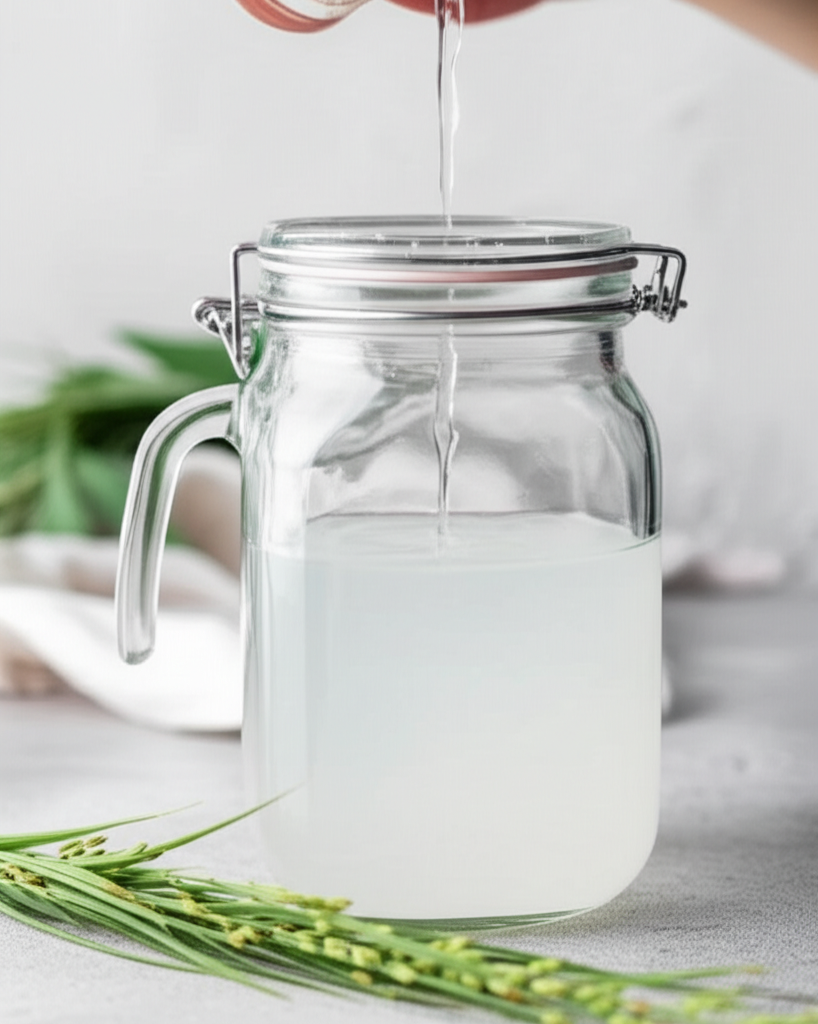 fermented rice water hair