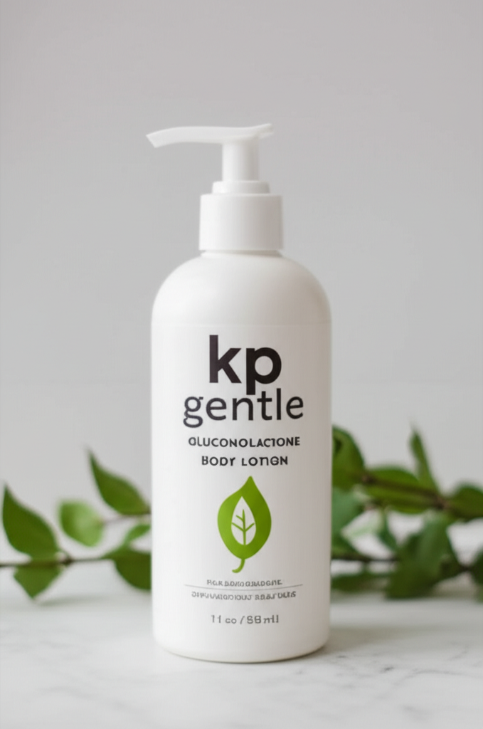 gluconolactone body lotion KP gentle week routine